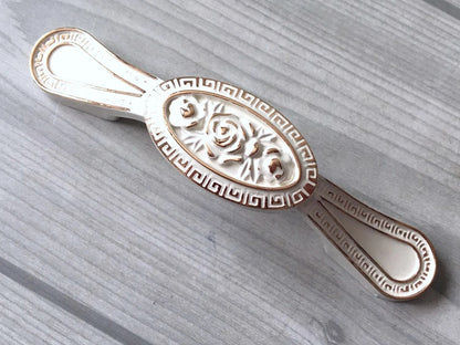 2.5" 3.75" 5" Creamy White Cabinet Handle, Zinc Alloy