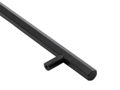 Hexagon Cabinet Pulls, Hexagonal Drawer Knobs, Matte Black, Geometric, Alumimum