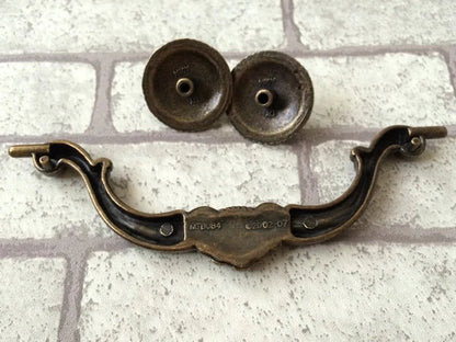 5.5" Vintage Look Swing Handles, Bail Drawer Pull, Antique Bronze Black