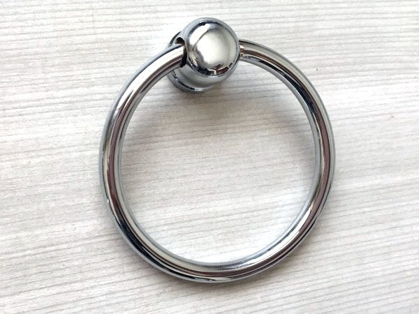 Polished Chrome Drop Ring Drawer Pulls - LynnsHardware