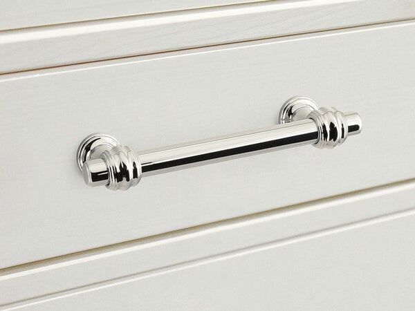 Polished Chrome Cabinet Pulls Bar Handles Modern Solid