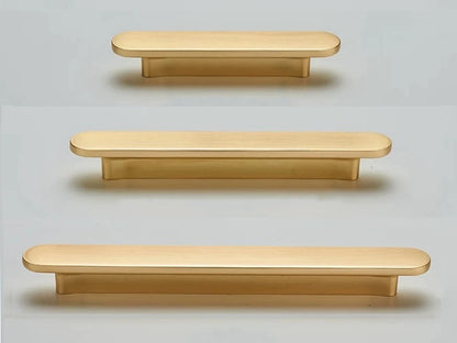 Brushed Gold Drawer Pull Handles - 2.5" to 7.5"
