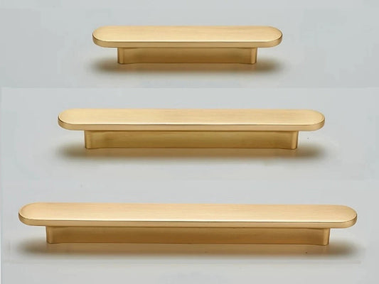 Brushed Gold Drawer Pull Handles - 2.5" to 7.5"
