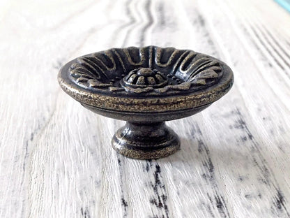 Poignées de tiroir de 15 cm (6 po) en bronze antique, bouton d'armoire, quincaillerie Lynns
