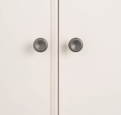 Dark gray kitchen cabinet knobs 