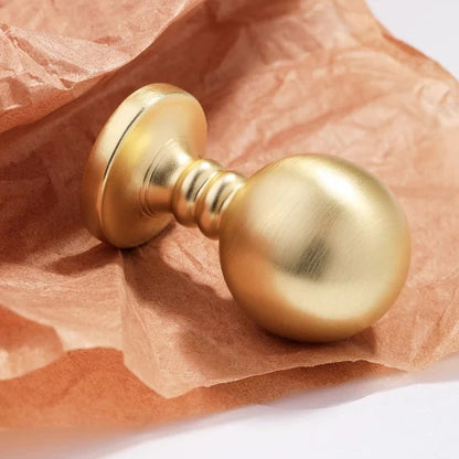 3.75" 5" 7.5" Brushed Gold Vanity Bar Handle & Drawer Knob, Classic Kitchen Hardware