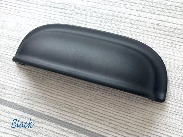 2.5" 2 1/2" 64 mm Cup Drawer Pull Handles - 8 Finishes