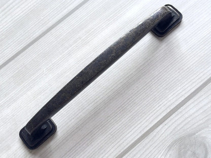 Farmhouse Cabinet Handle & Cup Drawer Pull - Dark Antique Bronze