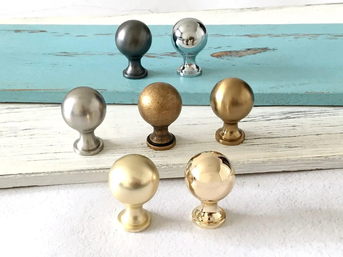 Classic Round Cabinet Knobs - 7 Finishes
