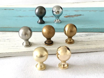 Classic Round Cabinet Knobs - 7 Finishes