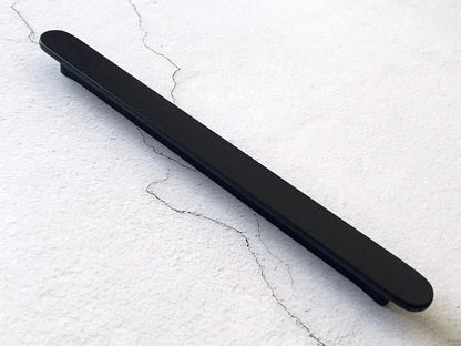 Matte Black Cabinet Handles, Half Moon Drawer Pulls, Kitchen Hardware