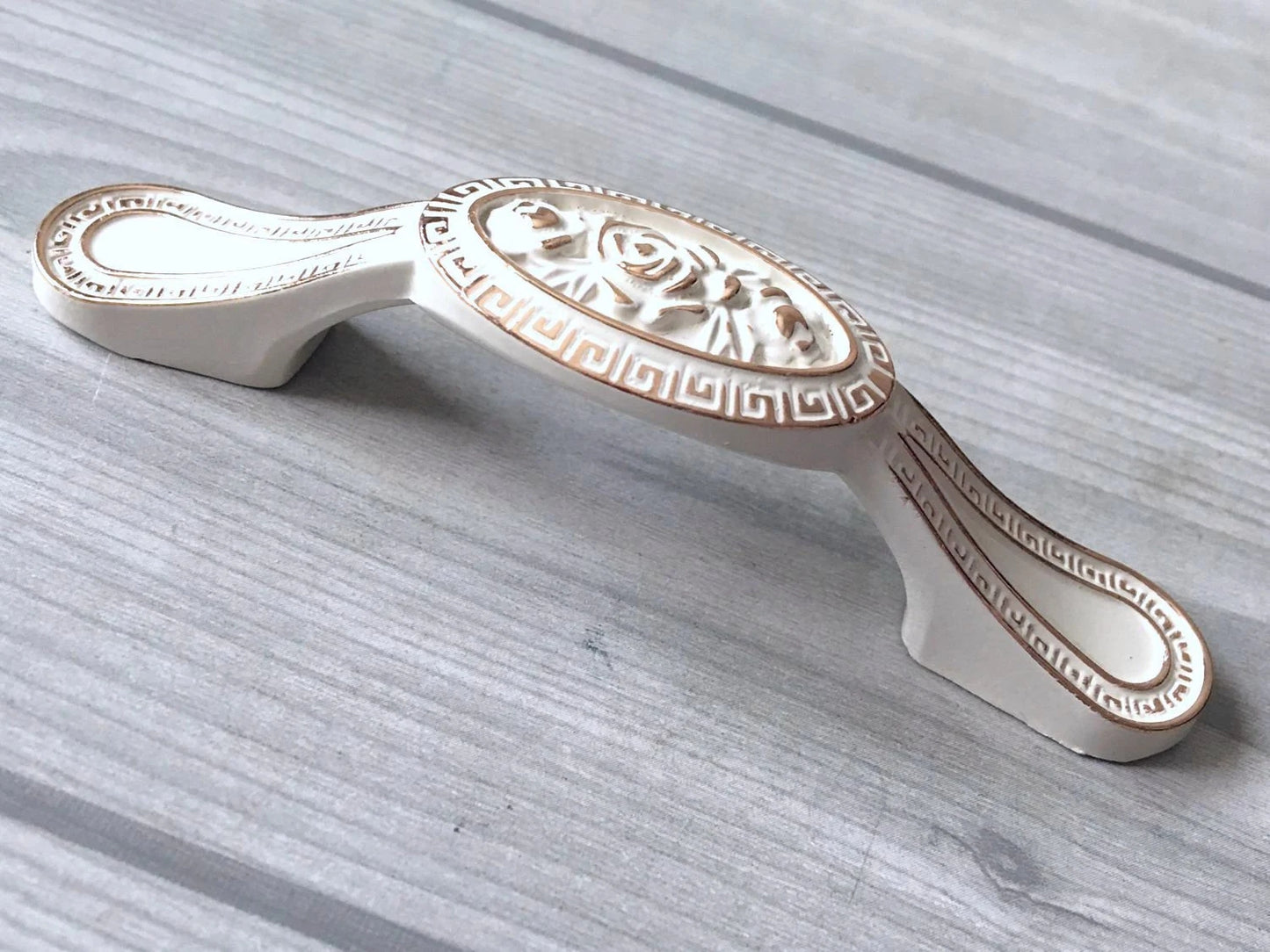 2.5" 3.75" 5" Creamy White Cabinet Handle, Zinc Alloy