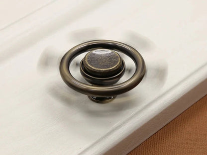 Rudder Knobs, Nautical Drawer Pulls, Kitchen Cabinet Hardware, Black Gold Antique Bronze Chrome Silver