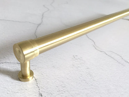 12" 12.5" 18" Centers Appliance Handle, Large Cabinet Pull, Gold Nickel Black