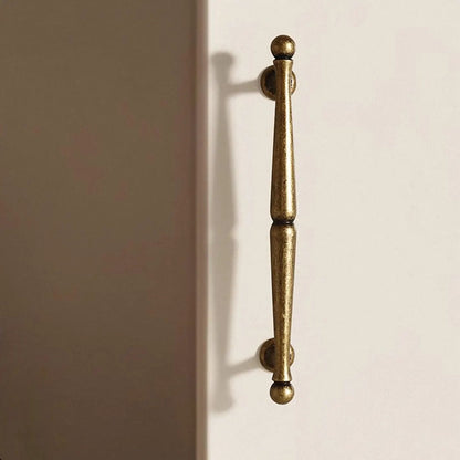 Antique Bronze Cabinet Bar Handles, Retro Drawer Pull, Kitchen Hardware, 3.75" 5" 7.5" Centers