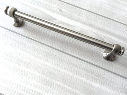 Brushed Nickel Cabinet Bar Pulls - 3" to 12.5"