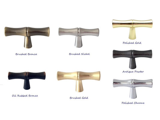Bamboo Knobs Cabinet Drawer Pulls Bronze Gold Pewter Oil Rubbed Bronze
