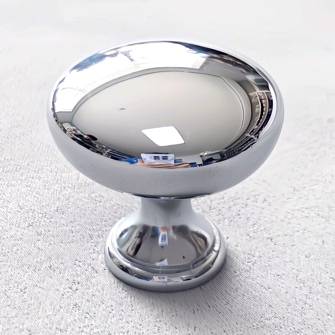 3" 3.5" 6" Chrome Cabinet Bar Handle & Cup Drawer Pull - LynnsHardware