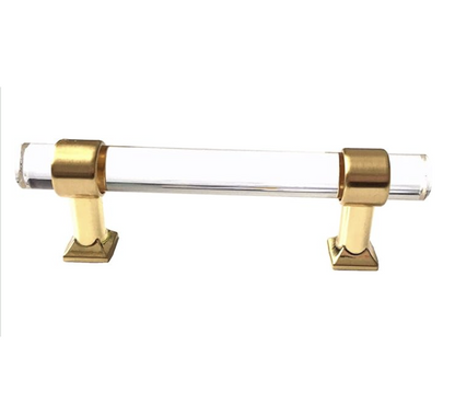 3-5/8 inch 85 mm Drawer PUlls Gold Lynns Hardware
