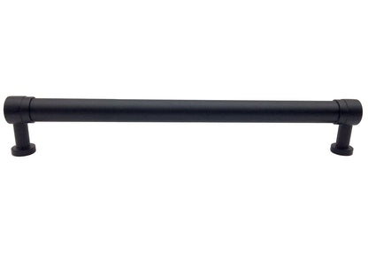 8 Inch Black Cabinet Pulls Drawer Handles Lynns Hardware 203 mm