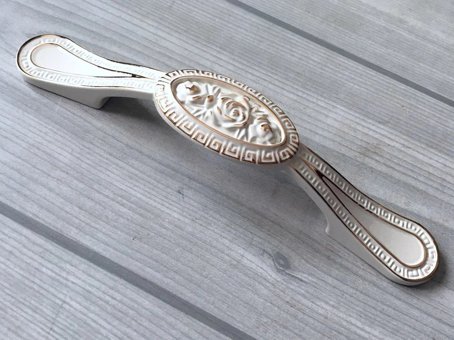 2.5" 3.75" 5" Creamy White Cabinet Handle, Zinc Alloy