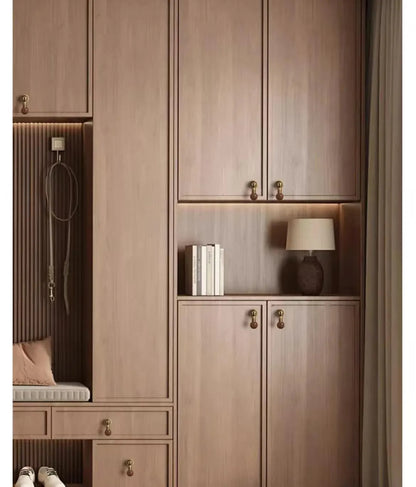 Walnut Solid Brass Pendant Drawer Pull, Drop Cabinet Knobs, Polished Chrome, Antique Bronze