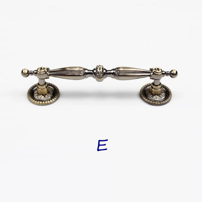 2.5" 3.75" 5" Drawer Pulls, Single Drop Knob, Swing Bail Handle, Antique Bronze