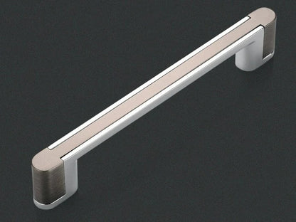 Sleek Modern Cabinet Pull Handle, Drawer Knob, Chrome Silver White Black, Kitchen Hardware