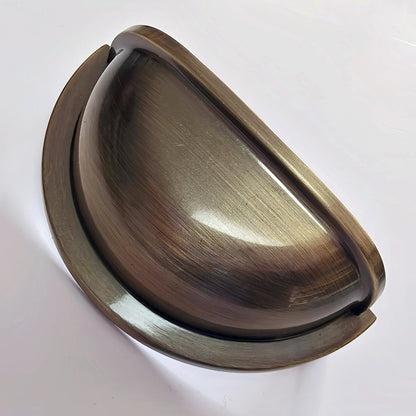 3" 3.5" 6" Brushed Bronze Cabinet Bar Handle & Cup Drawer Pull - LynnsHardware