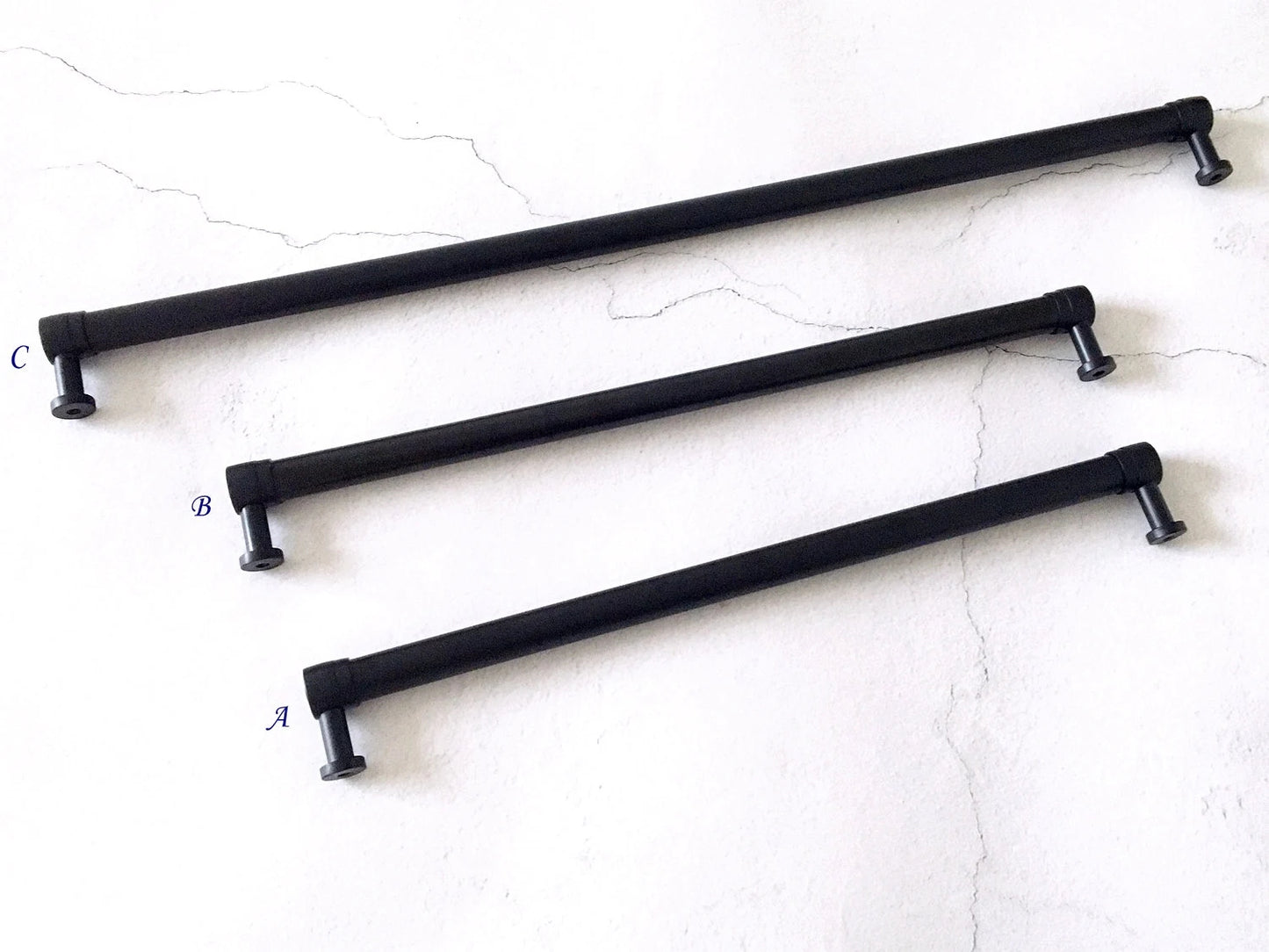 12" 12.5" 18" Centers Appliance Handle, Large Cabinet Pull, Gold Nickel Black