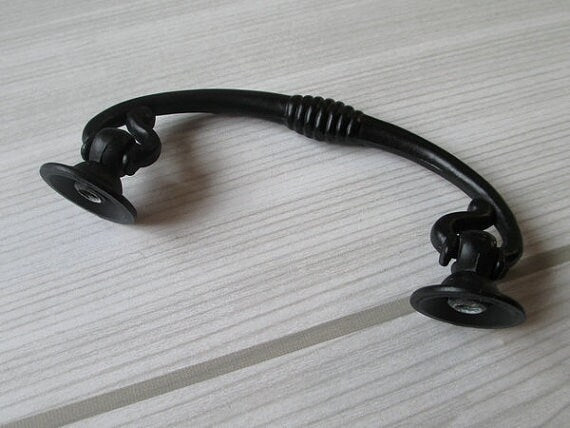 2.5" Drop Bail Drawer Pulls 2-1/2 Inch 64 mm Centers Bronze Black