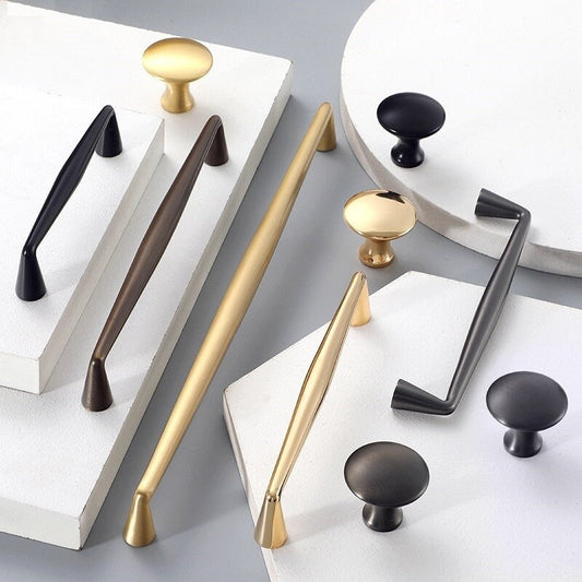 Coffee Bronze Cabinet Pulls Solid Brass Wardrobe Handles | Lynns Hardware