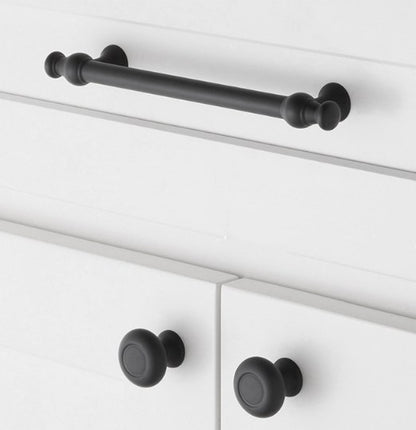 Black Cabinet Pull, Modern Kitchen Hardware, Wardrobe Door Handle