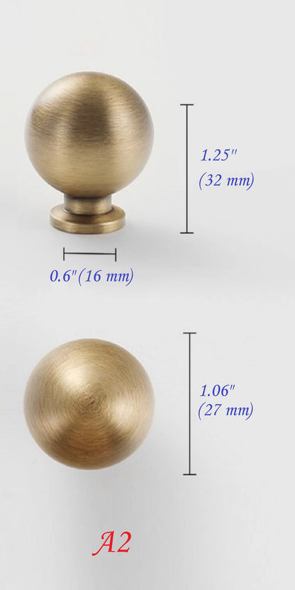 Antique Bronze Cabinet D Handles - 3.75" to 7.5"