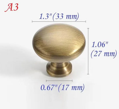 Solid Brass Cabinet Knob with Backplate, Antique Bronze, Victorian Round Floral Knob