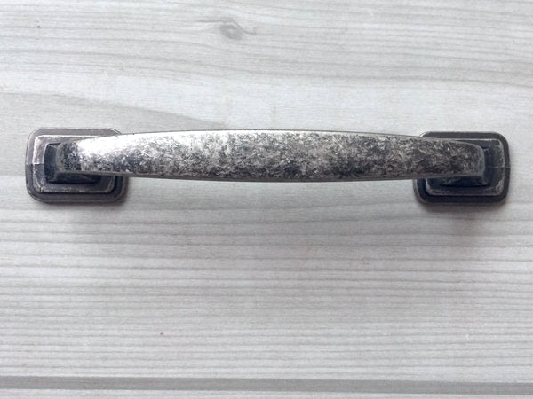 3.75" 5" Antique Pewter Cabinet Pulls - Rustic/Industrial