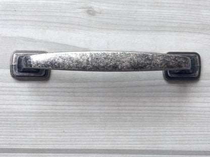 3.75" 5" Antique Pewter Cabinet Pulls - Rustic/Industrial