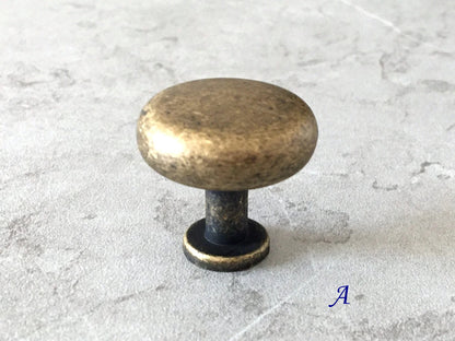 3.75" 5" 7.5" Drawer Pull, Antique Bronze Cabinet Handles, Kitchen Hardware