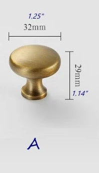 Bronze Cabinet Handles, Solid Brass, Mid Century Vanity Pulls, Retro Kitchen Hardware