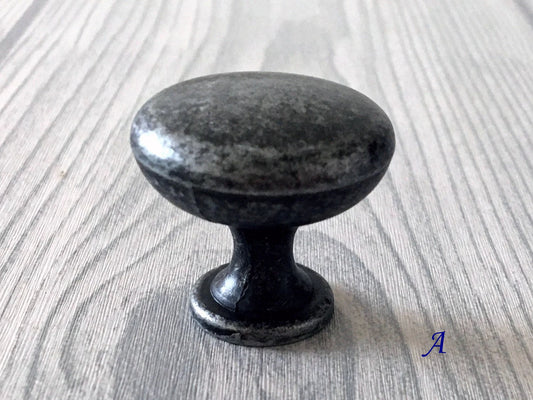 Antique Pewter Drawer Pulls Cabinet Handles
