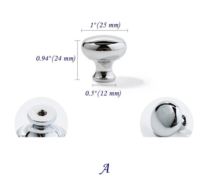 Polished Chrome Brass Cabinet Bar Pulls European Style Modern Shiny