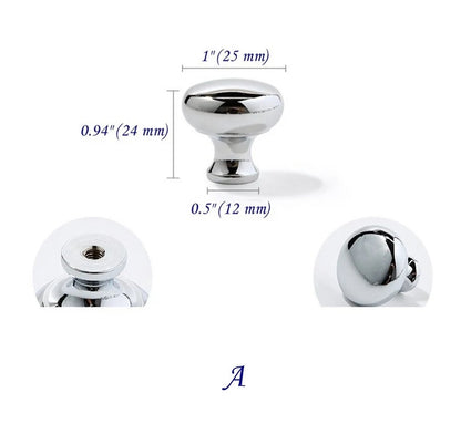 Polished Chrome Brass Cabinet Bar Pulls European Style Modern Shiny