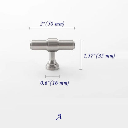 Minimalist Cabinet Bar Pulls, Solid Brass, Brushed Nickel, Modern Kitchen Hardware