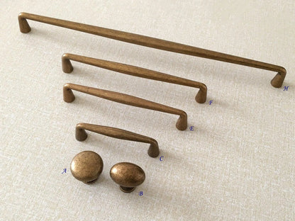 Aged Bronze Cabinet Handles Kitchen Hardware