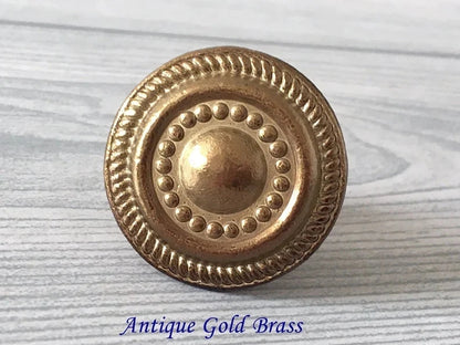 Antique Brass Cabinet Knobs Vintage Style