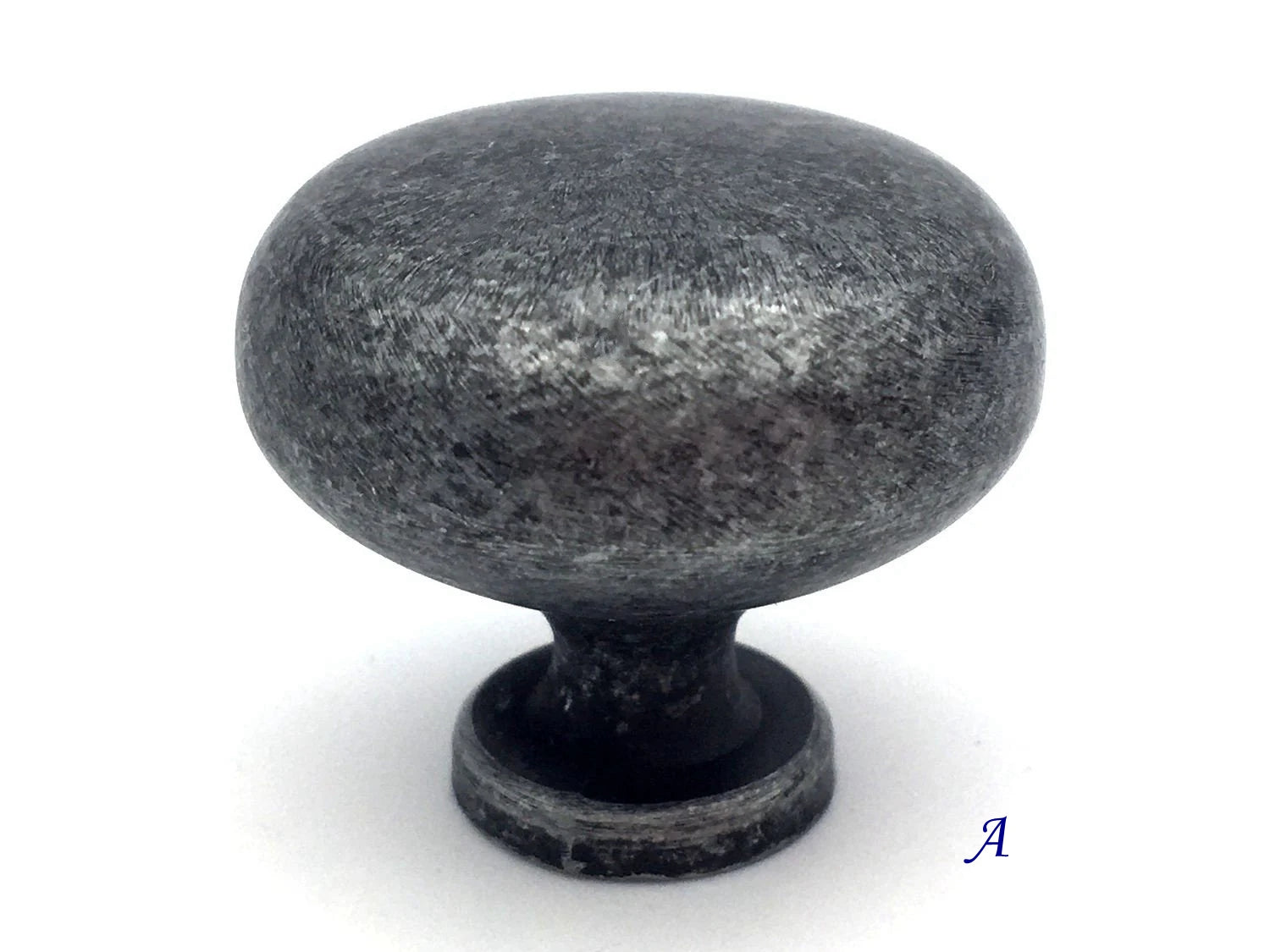 Antique Pewter Cabinet Knobs Vintage Look