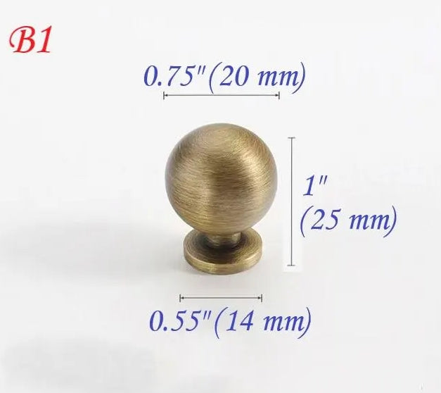 Solid Brass Cabinet Knob with Backplate, Antique Bronze, Victorian Round Floral Knob