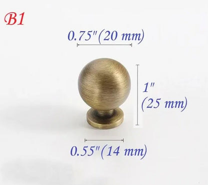 Solid Brass Cabinet Knob with Backplate, Antique Bronze, Victorian Round Floral Knob