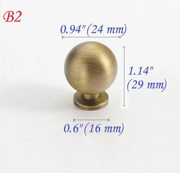 Solid Brass Cabinet Knob with Backplate, Antique Bronze, Victorian Round Floral Knob