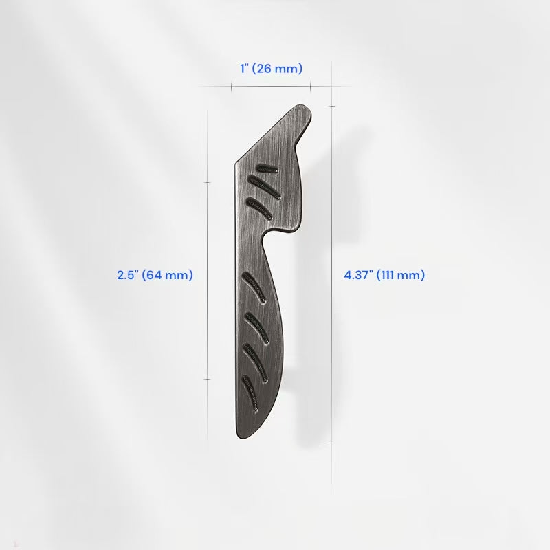 2.5" 3.75" Leaf Cabinet Drawer Pulls, Decorative Hardware